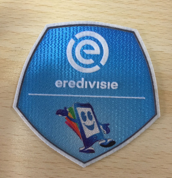 Lextra 2018 Eredivisie Patch Velvet Heat Transfer Soccer Patch Badge