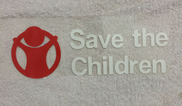 2016 Serie A Sponsor Save The Children Patch Soccer badge Heat Transfer Soccer Patch