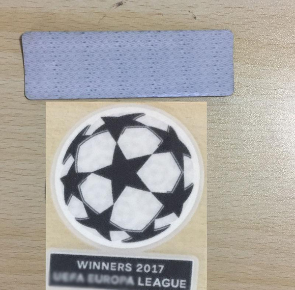 2017 Winner Champions Patch Champions League Badge and Respect Patch Heat Transfer Patch Free Shipping