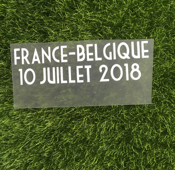 2018 France Match Details France Vs Belgium Soccer Patch Badge