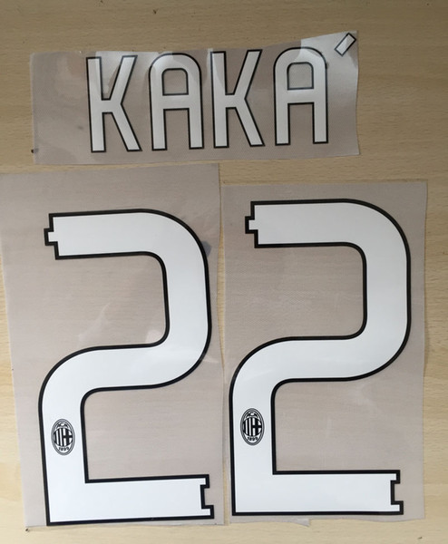 2010-2011 #22 KaKa Nameset Set Printing Name Number Set Flocking Free Shipping