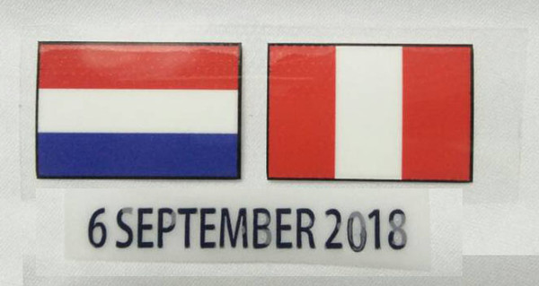 2018 Holland Match Details Netherlands Vs Peru Farewell Sneijder Game Match Details Soccer Patch Badge