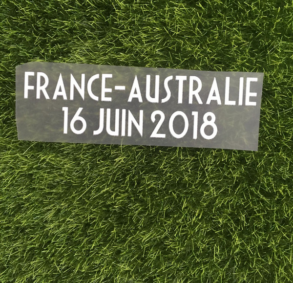 2018 France Match Details France Vs Australia Soccer Patch Badge