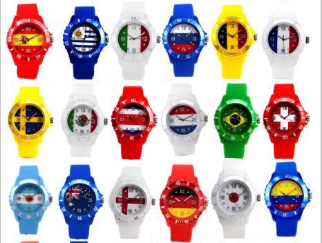 2022Russia design World Cup watch,commemorative edition flag watch World Cup fans exclusive national flag watch soccer trophy gift watch