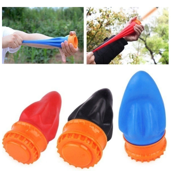 Novelty toy outdoor big powerful skin capsule round pocket slingshot cup shooting game slingshot cap outdoor