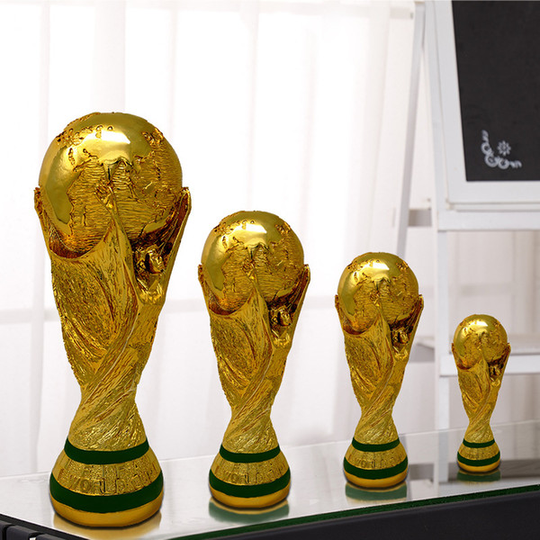 Environmental protection Resin Football Hercules Cup Badge Fan Souvenir Limited Edition Gift Resin Material Golden Trophy Wholesale