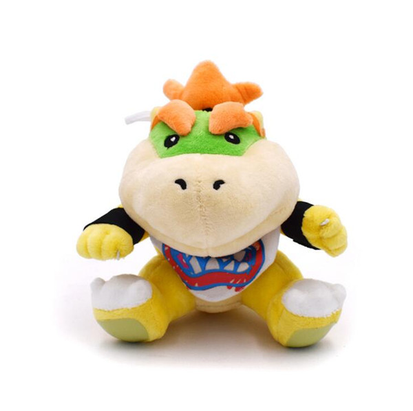 Super Mario Bros Plush Toys Bowser JR Koopa Koopalings Dragon Plush Doll Soft Stuffed Animal Doll Souvenirs 18cm CCA11742 60pcs