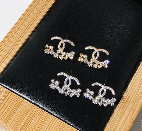 Design 316L Stainless Steel Stud Women Earring ear studs female 925 silver needle temperament rose camellia flower ear studs female ear stu