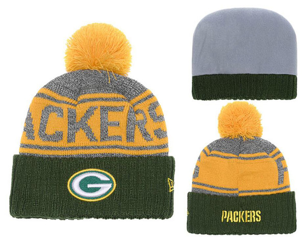 Green Bay Sport Winter Hats Packers Stitched Team Logo Brand Warm Men Women Hot Sale Knitted Caps Cheap Mixed Beanies