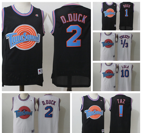 Basketball Jerseys Tune Squad Space Jam Movie Jersey 1 Bugs Bunny 2 Daffy Duck 1 3 Tweety Bird 10 Lola Bunny