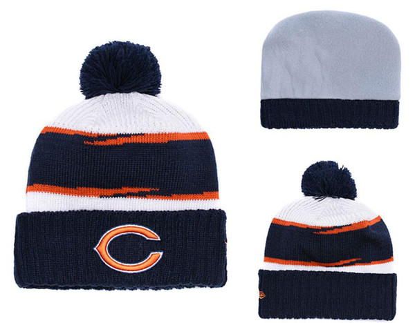 2019 Sport Winter Hats Bears Stitched Team Logo Brand Warm Men Women Hot Sale Knitted Caps Cheap Mixed Beanies