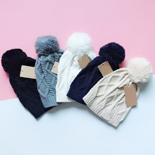 Autumn And Winter Women Hat Winter Beanies Knitted Hats For Woman Luxury Brand Cap Ladies Fashion Accessories