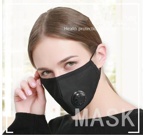 Anti Dust PM 2.5 Face Mouth Mask with Breathing valve Activated carbon Men Women Kids Camouflage Mouth Muffle respirator Stop Air Pollution