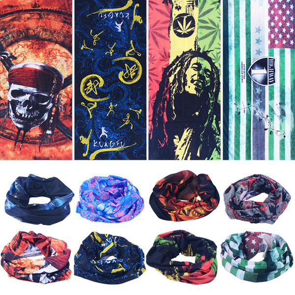 Magic Scarves Magic Kerchief Outdoor Double Layer Fleece Headwear Motorcycle Neck Warmers Cycling Multi Function Polar Reversible Bandanas