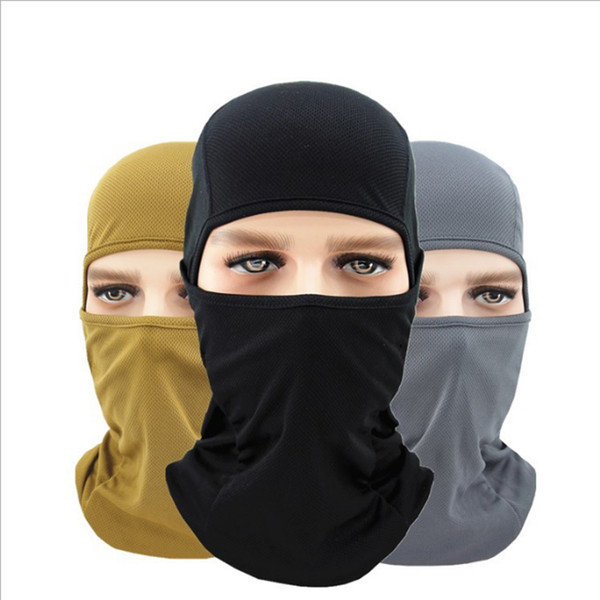 2018 New Bicycle Cycling Masks Motorcycle Barakra Hat Cycling Caps Outdoor Sport Ski Mask CS windproof dust Face Mask Bicycle Accessories