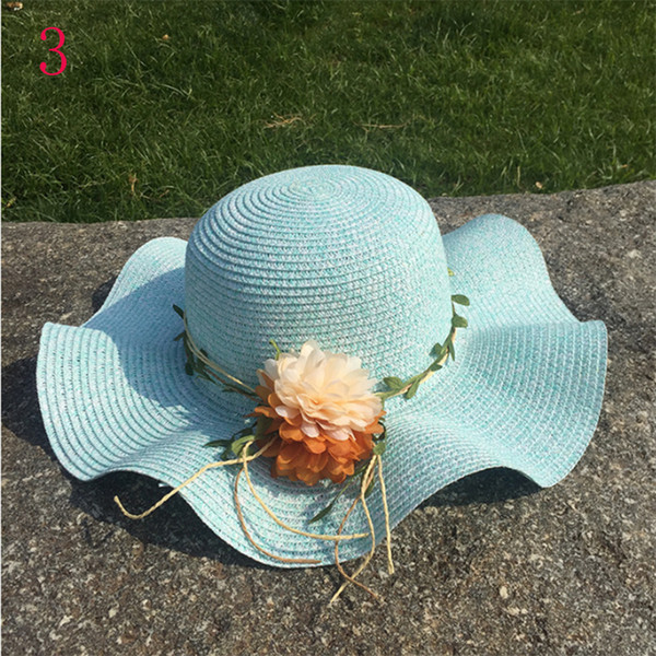 New Outdoor sun hat Large Floppy Hats Foldable Straw Hat Boho Wide Brim Hats Summer Beach Hat For Lady Sunscreen Cups hot Selling