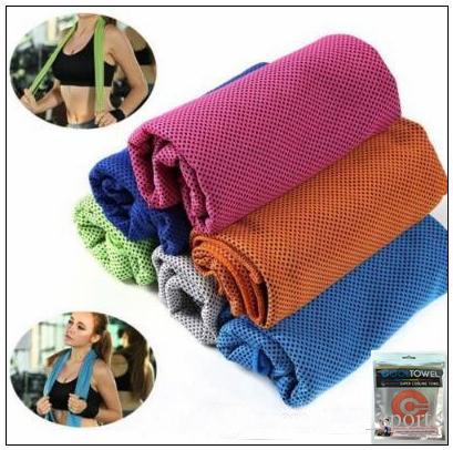 11 Colors 30*90cm Cool Towel New Ice Cold Enduring Running Jogging Gym Chilly Pad Instant Cooling Outdoor Sports Towel