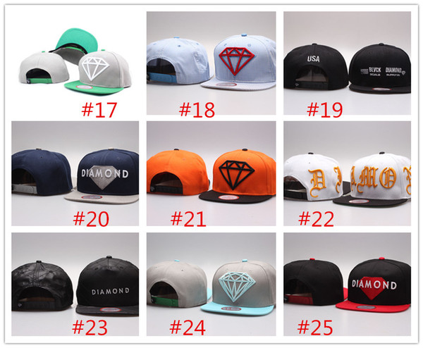 Wholesale sport hat Snapback diamond snapbacks baseball Caps unisex basketball football caps baseball snapbacks all teams accept mix order