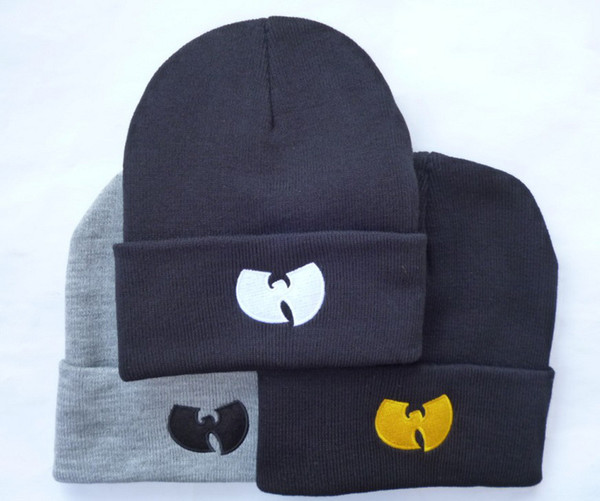 3 Colors Women Cap With WU TANG CLAN Warm Winter Hats for Women Men Beanie Knitting Wool Hip-Hop Hat Male Gorros De Lana MA23