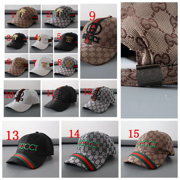 New Fashion Luxury cap brand designer hat G embroidery letter fashion sunhat letter hat European American causal Golf cap Headwear 046