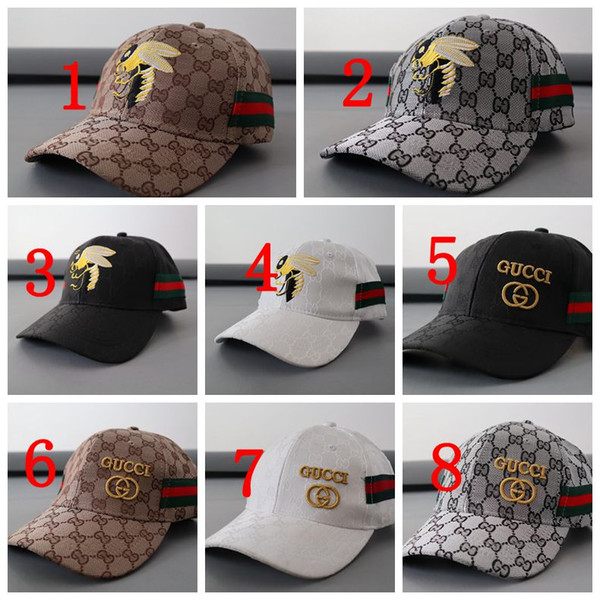 New Fashion Luxury cap brand designer hat G embroidery letter fashion sunhat letter hat European American causal Golf cap Headwear 044