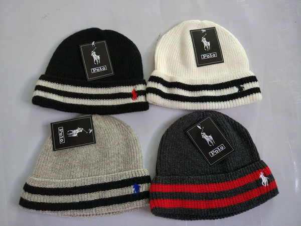 wholesale Newest Winter unisex brand men fashion knitted hat classical sports skull caps Female casual outdoor beanies free shipping