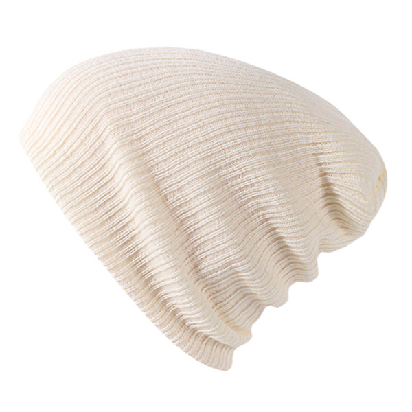 NIBESSER Soft Knitted Hat Female Men Cap Women's Cotton Beanies For Girl Winter Plain Hats Female Solid Bonnet Autumn Skullies