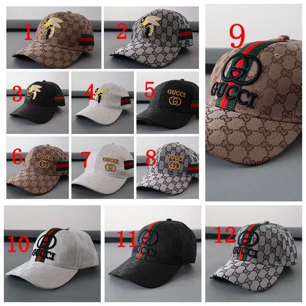 New Fashion Luxury cap brand designer hat G embroidery letter fashion sunhat letter hat European American causal Golf cap Headwear 045