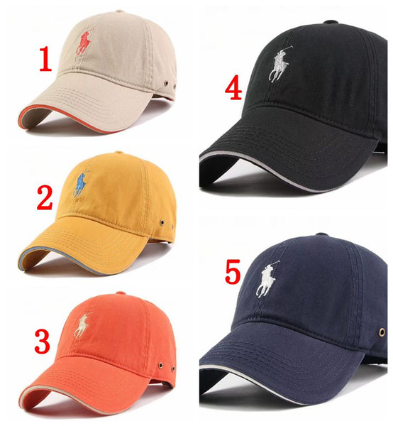 High Quality luxury polo cap brand designer hat Mesh fashion sunhat hat European American cheap causal Golf cap Headwear 013