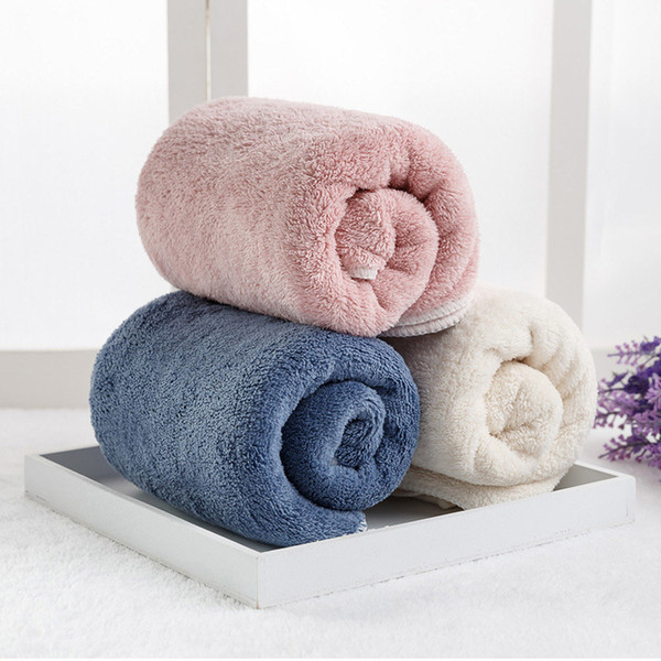 Solid Sports Towel Double Sided Coral Fleece Superfine Fiber Cool Down Ice Towel Summer Top Quality Soft Absorbent