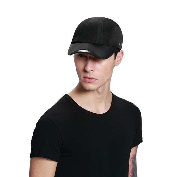 Outdoor Quick-drying Sports Caps Best Selled in Summer for Foreign Trade Black, White, Red, Air-breathable and Sweat-absorbing Men and Women