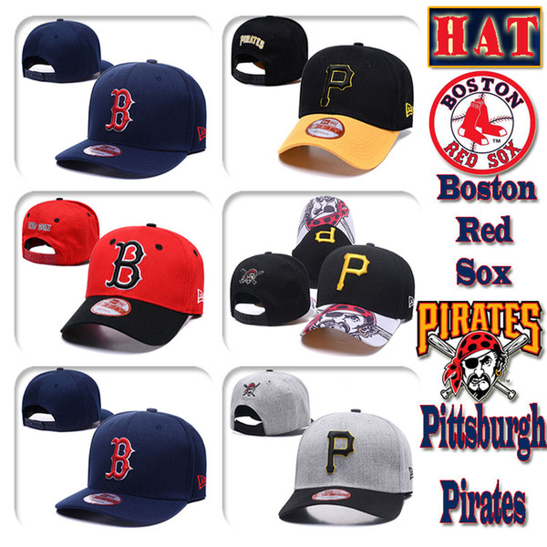 Mens & women Boston & Pittsburgh High quality knit Baseball cap Red Sox & Pirates Baseball Hat