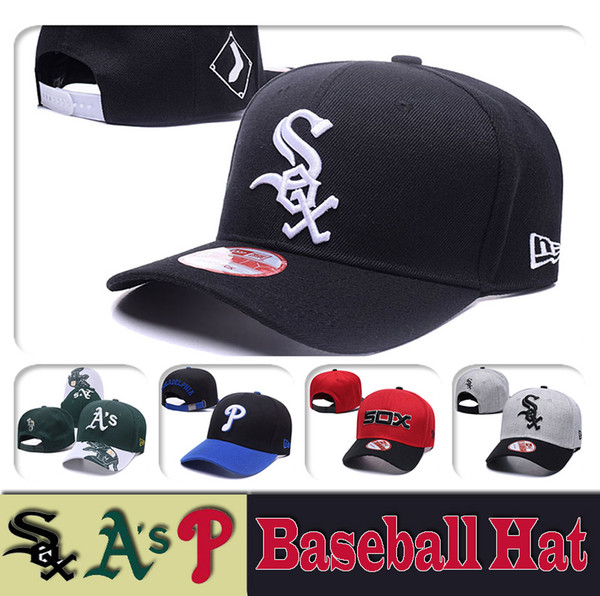 Mens & women High quality knit Baseball cap Phillies & White Sox & Athletics Baseball Hat