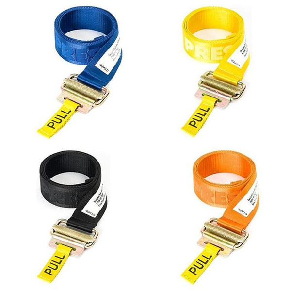 2019ss Best Version 1:1a Heron Preston Canvas Belt Hiphop Streetwear Women Men Belt Heron Preston 150cm Black&orange