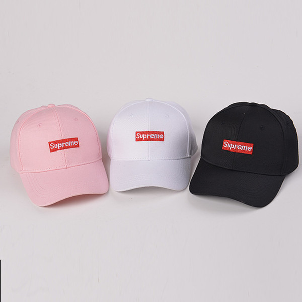 Hot new supaeme outdoor shade movement curved along the sunscreen letter hat golf cap baseball cap Snapbacks hat