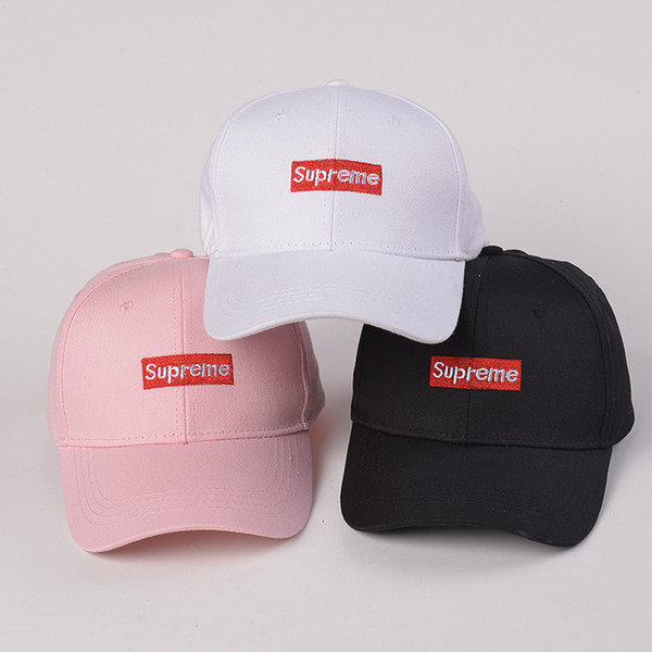 2017 new supaeme outdoor shade movement curved along the sunscreen letter hat golf cap baseball cap Snapbacks hat