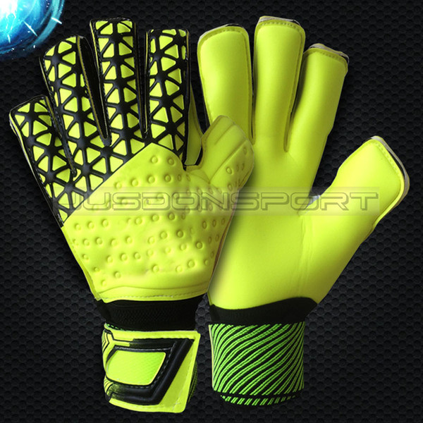 Jusdon kids children goalkeeper gloves soccer gloves football gloves 3MM latex soft & 4 fingersaves