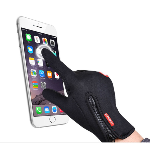 Windproof Outdoor Sport Gloves Skiing Cycling Hiking Gloves Touch Screen Winter Motorcycle Racing Bike Gloves DHL Shipping