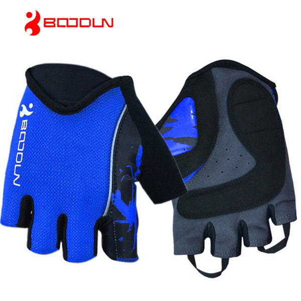 BOODUN Men's Riding Sports Gloves Comfortable Half Finger Gloves Rode Or Mountain Bike Breathable Cushioning Mitten For Cycling/Hiking