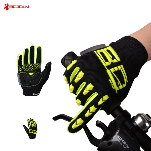 Boodun Winter Cycling Gloves Touch Screen GEL Bike Gloves Sport Shockproof MTB Road Full Finger Bicycle Glove For Men Women