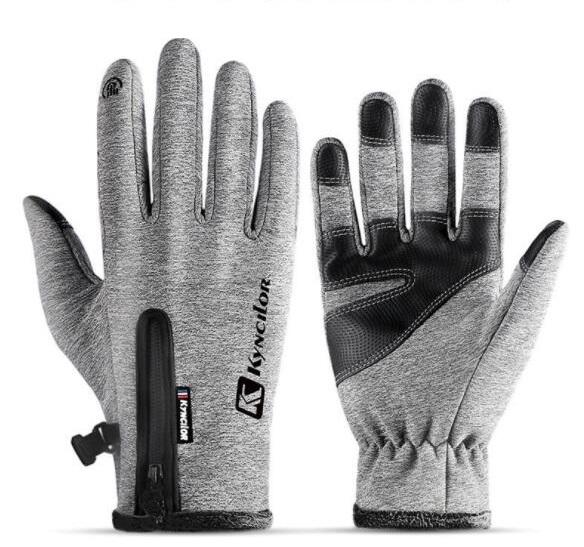 popular Touch screen glove cold proof men women Sport Gloves fleece thickened Winter outdoor riding warm waterproof Training yakuda 2020