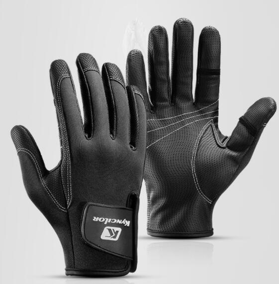 online Sport outdoor Fishing Gloves with three fingers breathable wear resistant nylon Touch screen gloves Non slip Training yakuda fitness