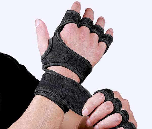 2022men Fitness exercise palms exercise gloves pressure wrist guards breathable Training yakuda fitness gym wholesale Sport Discount cheap