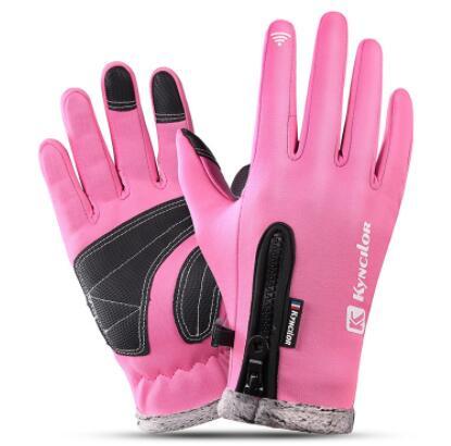 Top 2022Sport men women thickening Touch screen gloves cold proof fleece thickened Winter riding warm waterproof Training yakuda thick