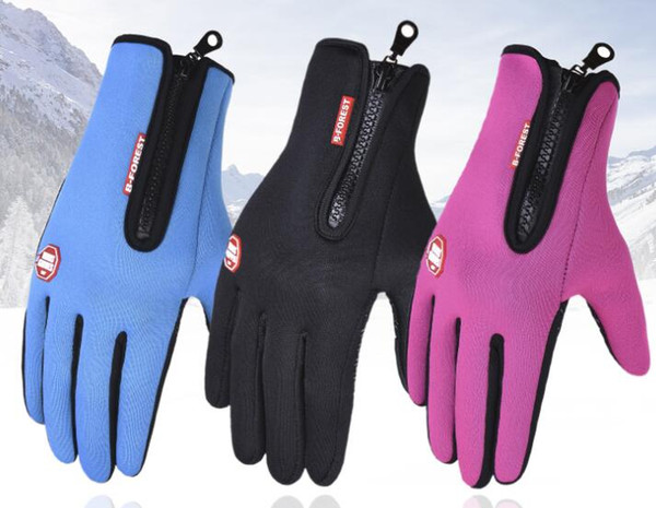 Top Touch screen gloves cold proof men women Sports Gloves fleece thickened Winter outdoor riding ski warm waterproof light yakuda fitness