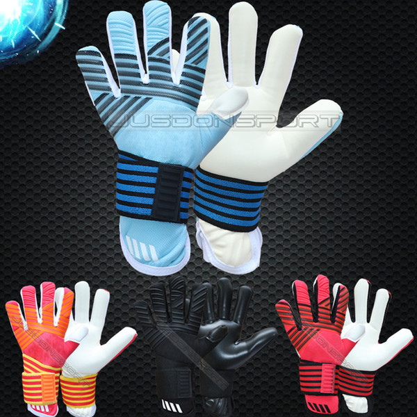 2018 Jusdon Allround Latex Professional Soccer football Goalkeeper Gloves without fingersave zipper bag package