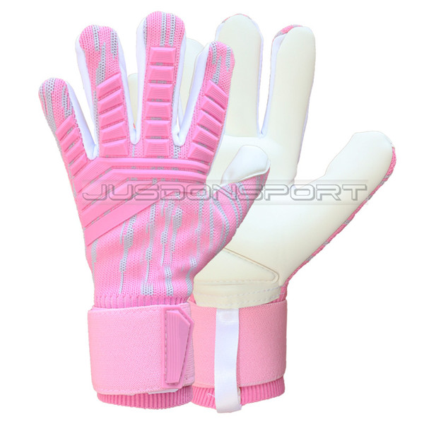 2019 JUSDON free shipping top quality competition training goalkeeper gloves soccer football gloves without fingersave 4MM latex zipper bag