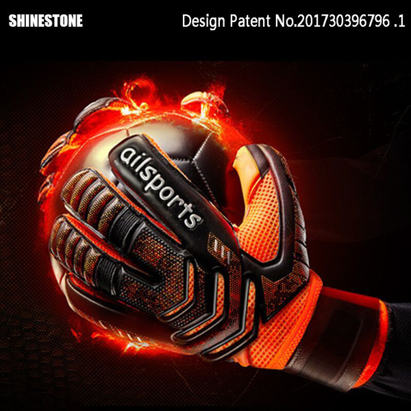 Professional Goalkeeper Gloves Finger Protection Thickened Latex Soccer Goalie Gloves Football soccer Goalkeeper Gloves Perfect Quality