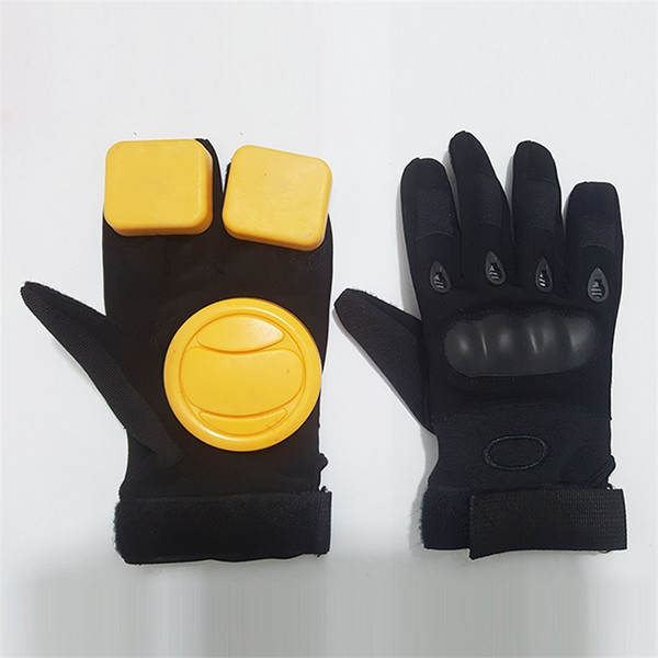 Professional Skateboard Gloves Outdoor Sports Non Slip Creative Black Anti Wear Fashion Longboard Slide Glove Accessories Scooter 36lf jj