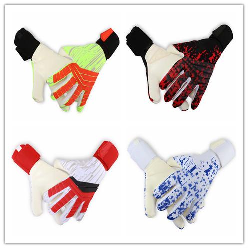 923 AD Luhuang 2018 men Soccer GoalKeeper Silica gel Gloves finger latex Volleyball Sports Gloves SIZE 8# 9#10#